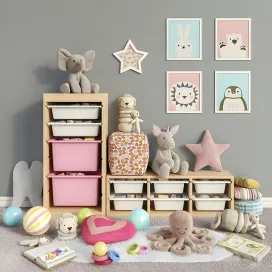 Ikea storage furniture toys decor for a childrens room set